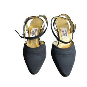 Timothy Hitsman Elegant Black and Gold Heels
